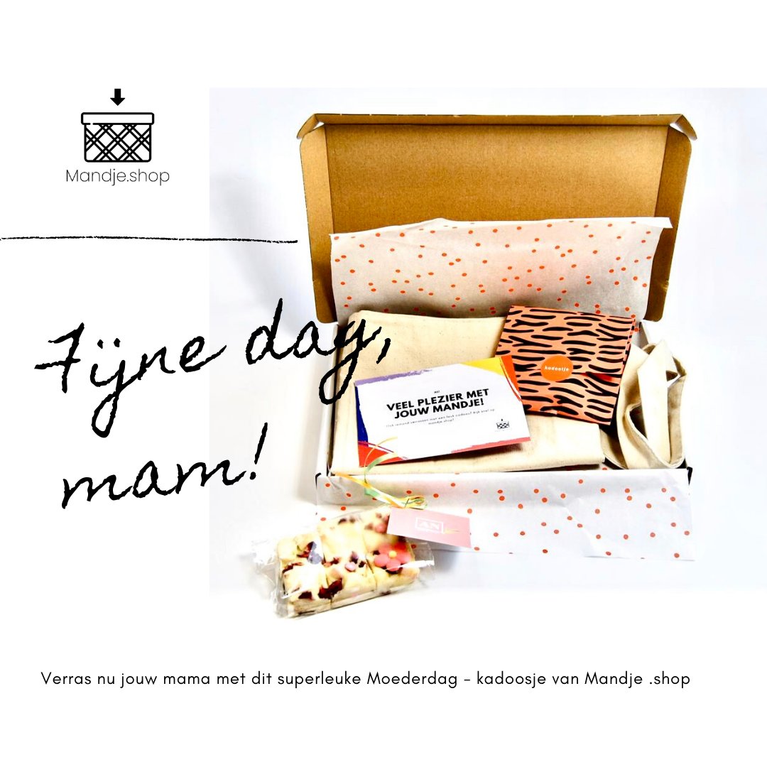 Voor alle mama’s, hebben wij dit moederdag brievenbus-kadoosje. Geef jouw moeder dit brievenbus Kadoosje van Mandje.shop en zorg voor een glimlach, op afstand! Bestel snel, zodat we alle mama’s op tijd kunnen verrassen! #moederdag #moeder #mother #mothersday