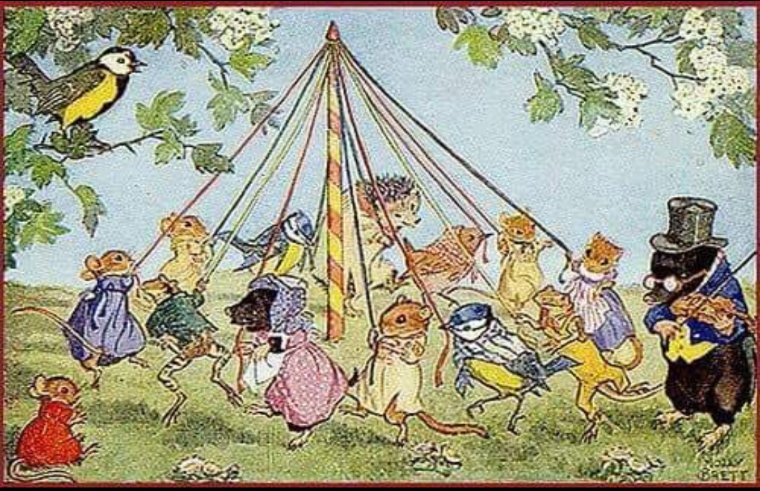 LoraHelou's tweet photo. #maythefirst be with you. #maypole https://t.co/0SPtBL5Ymz