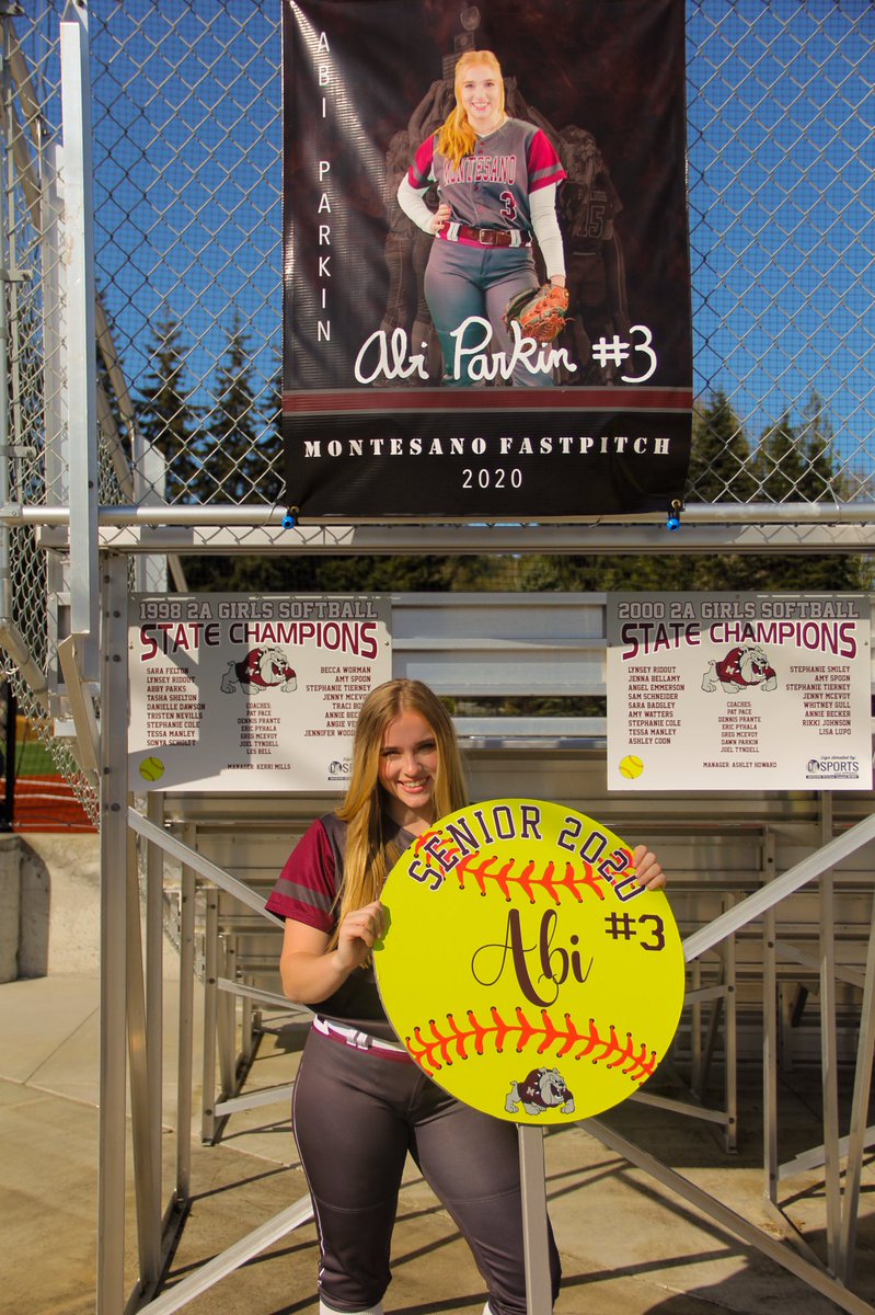 M_H_S_Fastpitch's tweet photo. Abi @aparkin33 will be attending Grand Canyon University this fall.  @M_H_S_Fastpitch wishes you the best &amp; you will be missed! #MontePride #GoBulldogs #TraditionNeverGraduates #ReigningStateChamps 🐾 https://t.co/yRFbzk4QRk