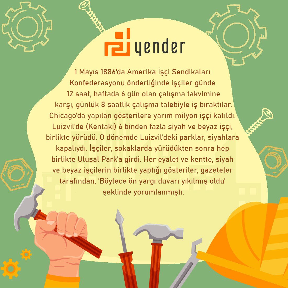 tryender's tweet photo. Tüm İşçi ve Emekçilerimizin “1 Mayıs İşçi ve Emekçi Bayramı” Kutlu Olsun. #1mayıs #1mayısişçibayramı #emekçi #bayram https://t.co/CwnASHDIuG