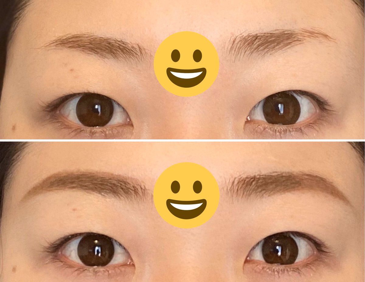 美人度upメイクのプロ みつや Sur Twitter 昨日instagramでアンケートをとった 眉毛の悩みno 1は左右差でした わかる 私も左右差すごいから 上 すっぴん眉 下 メイクした眉 多少は緩和してるはず 高さ目安に配置