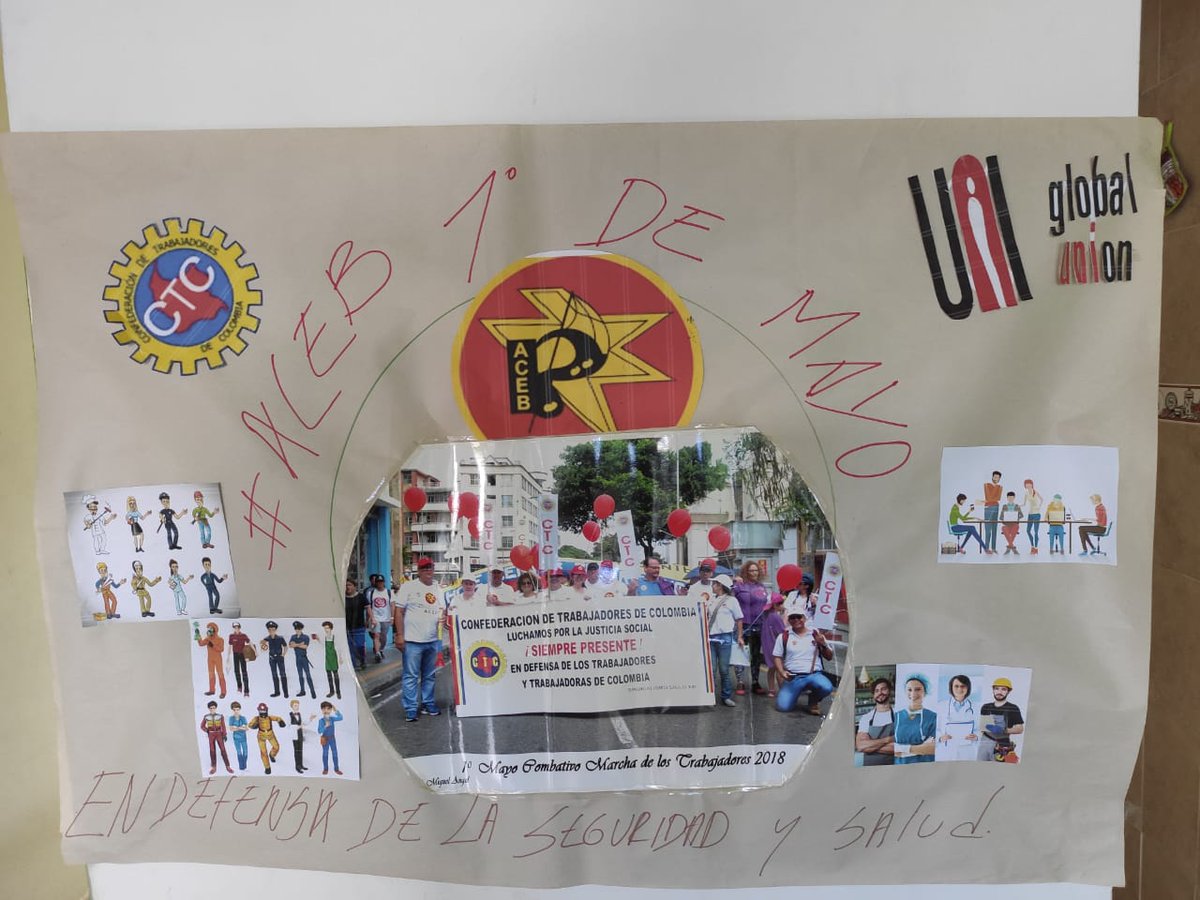 AcebSecBucarama's tweet photo. #AcebPrimeroDeMayo Encontra de las politicas neoliberales de @infopresidencia, encontra de los despidos masivos con escusa del covid-19. @acebnacional, @ctccolombia, @ENSColombi, @uniamericas. https://t.co/CJ4Dp8ZuSP