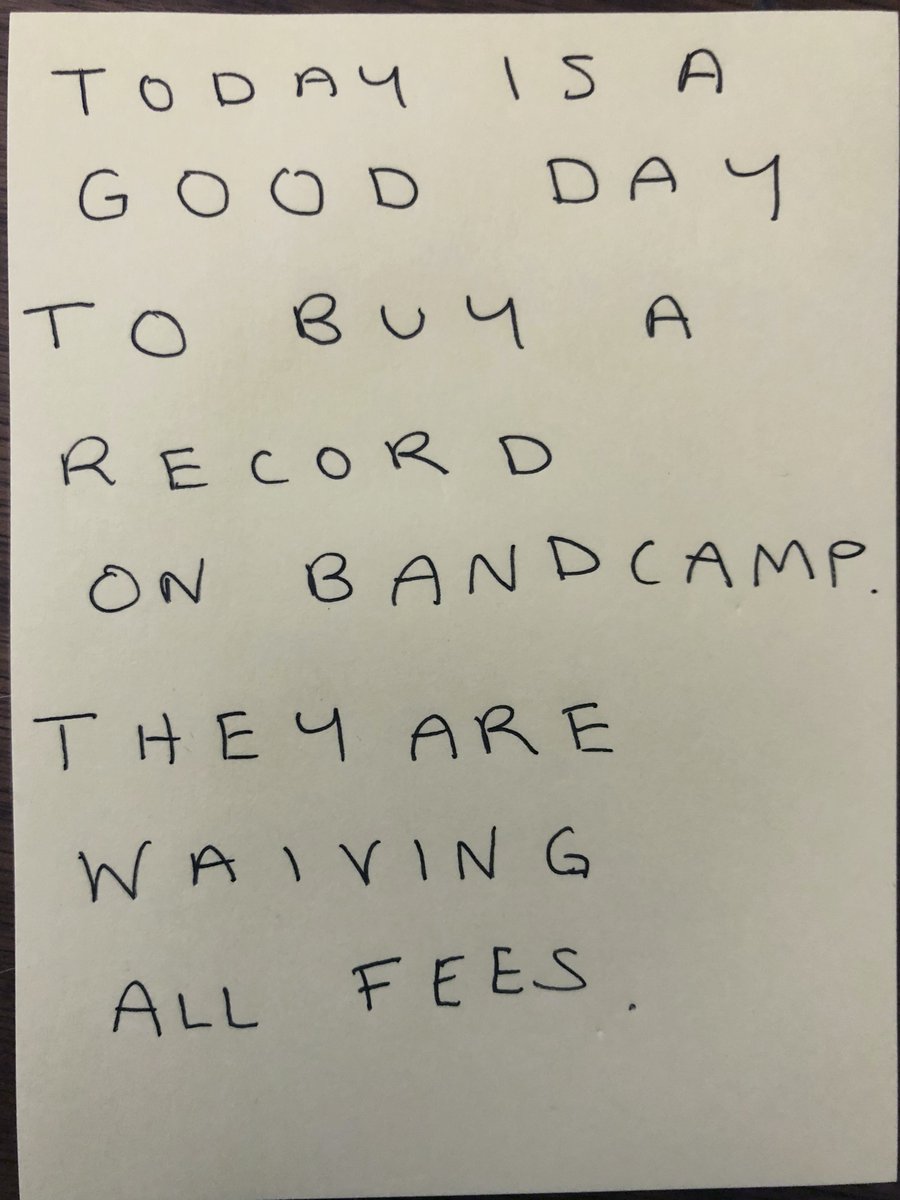 Today is a really good day to buy a record on <a href="/Bandcamp/">bandcamp</a>. They are waiving all fees. 
bigthief.bandcamp.com