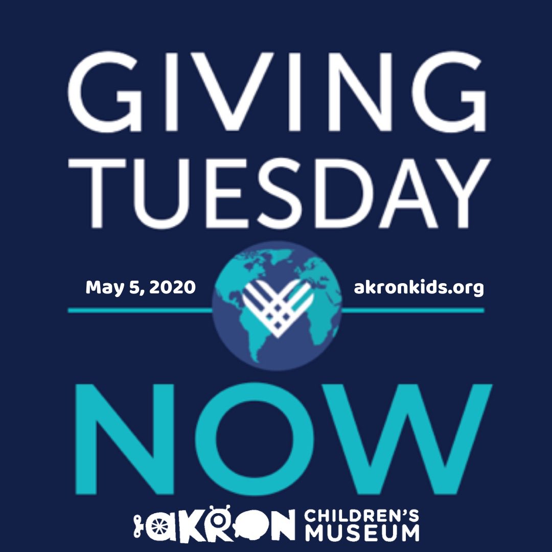 Which of your favorite local charities will you support this coming Tuesday? How about one who 💛’s to see children grow through experiences that allow them to explore, create, and imagine a 💡future for themselves? Won’t you consider the Akron Children’s Museum this Tuesday❓
