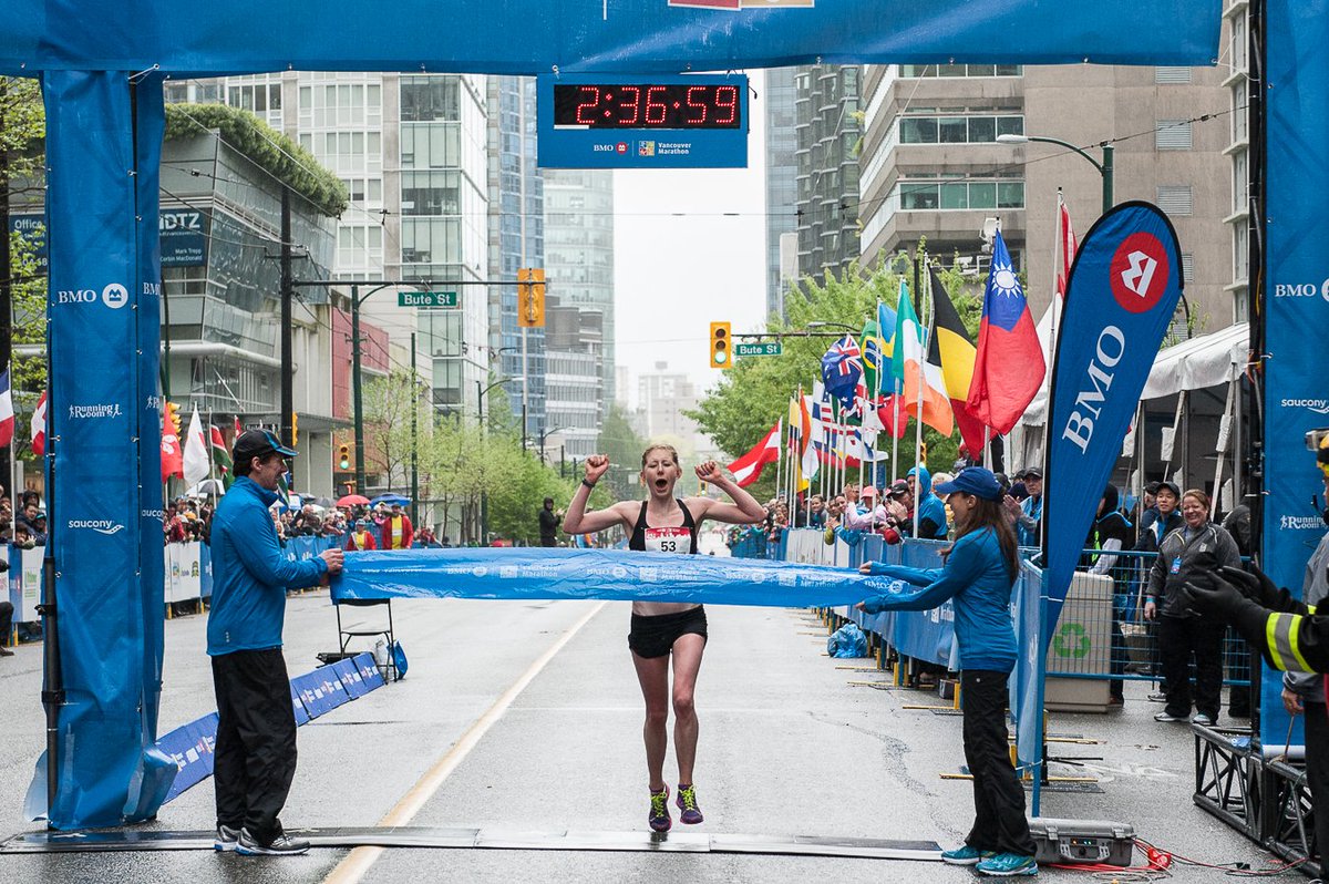 From growing up in Zambia, to winning the 2014 <a href="/BMOVanMarathon/">Vancouver Marathon</a>, we loved chatting with coach <a href="/kadoerks/">Kimberley Doerksen</a> this week on M2M Radio. 

She talks about her intro to running, struggles &amp; injuries, and of course, her historic BMO win. 

Check the episode out here: spoti.fi/3bVsLaP