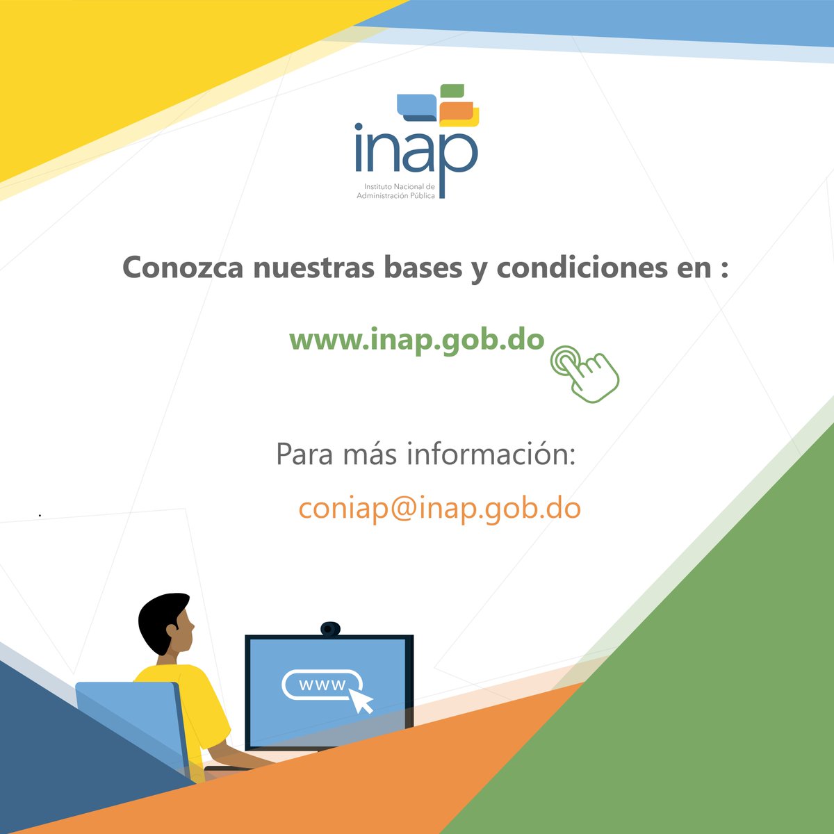InapRD's tweet photo. ¡CONVOCATORIA ABIERTA! 🚦
Concurso Nacional de Investigación en Administración Pública (CONIAP) 4ta Versión💡🔍
✅Para conocer más sobre las bases del concurso, ingrese al siguiente enlace:
https://t.co/EDZjRohXzF
#CONIAP #QuedateEnCasa #ServidorPublicoDigital
1/2 https://t.co/RQUqRWaXJy