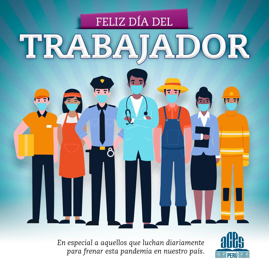 Hoy nos toca celebra el día del trabajador de una manera especial, dando gracias a Dios por su amor infinito y dando gracias a las personas que trabajan día a día para frenar esta pandemia en nuestro país orando por ellos. Feliz día a todos los héroes de nuestro país.