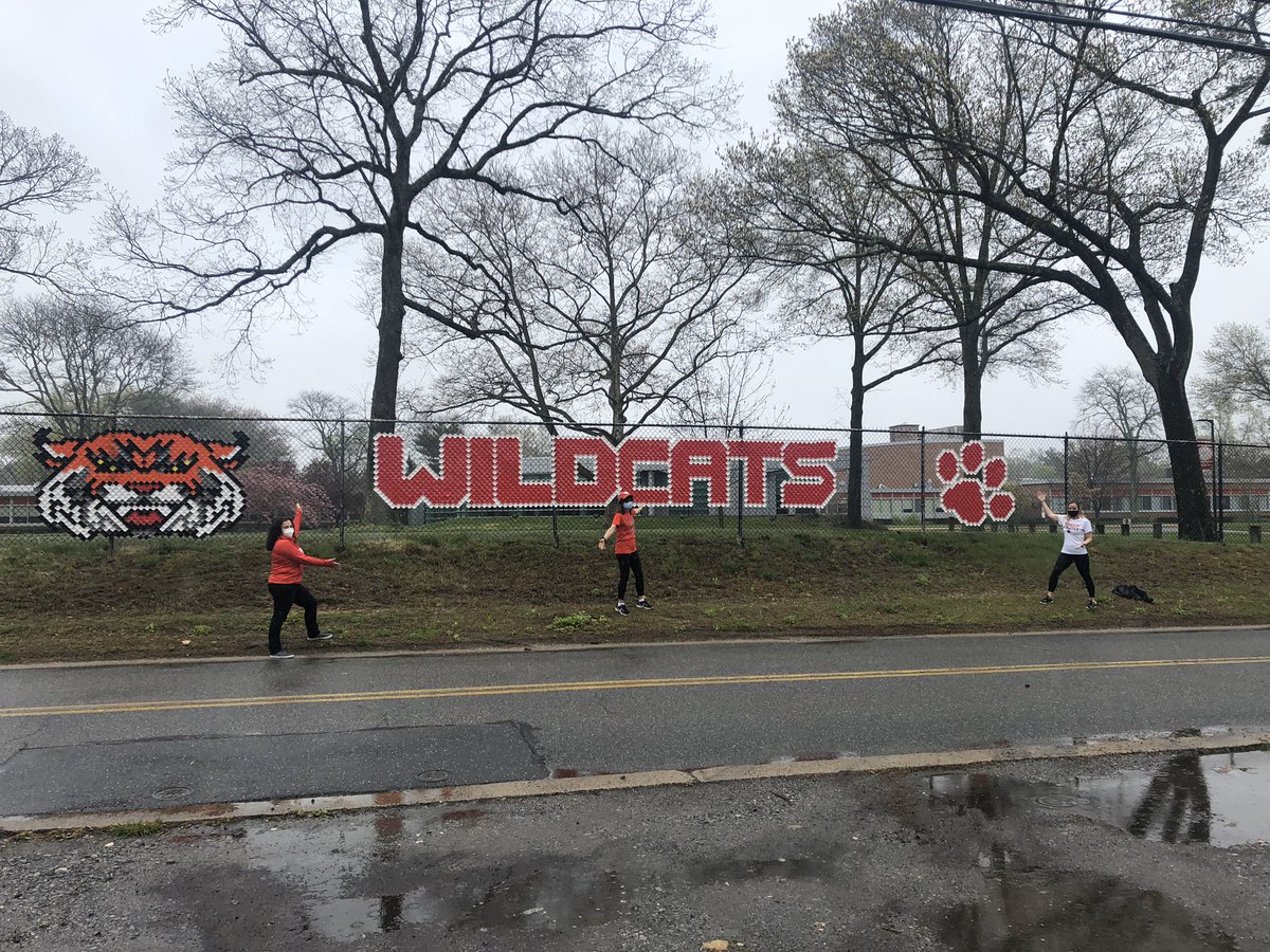 Hooray Wheatley Athletics from Dr. Kanas, Dr. Gately and Ms.  Castonguay!  Remember to flash your lights and share your pictures at 8:20 tonight.  #ewlearns