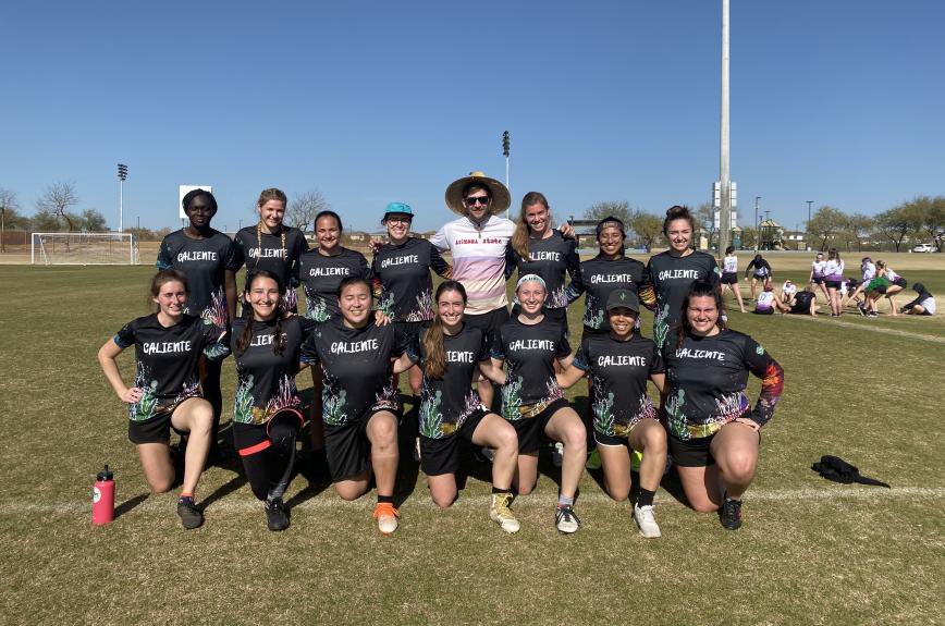 Madwill_edie's tweet photo. NEW for @ASUStudentLife! 

ASU’s women’s Ultimate Frisbee team shares the Ultimate conversation  @CalienteASU #ultimate 
https://t.co/6cGpUkNIXj https://t.co/IkyG23vsku