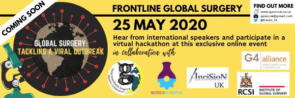 Can't wait to facilitate another Virtual Hackathon! This time for <a href="/GASOC_2015/">GASOC</a>'s amazing Global Surgery: Tackling a viral outbreak (virtual) conference!

Open to all, worldwide

When: 25th May 2020 aka Global Surgery Day!

Excited = YES!

<a href="/Noel25Dec/">Noel Aruparayil</a> <a href="/willboltontiger/">Will Bolton🐯</a>