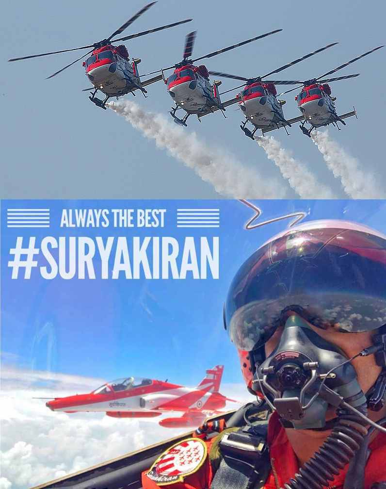 writetake's tweet photo. Don't we need some super-duper inspiration during this #lockdown period? What better way than #SKAT & #Sarangs flying over our cities for #CovidWarriors? What a sight when we salute them from our homes? Hospital beds! From our hearts!
Bring it on #IAF | https://t.co/VvEAQIBunV https://t.co/kNwKuce7Me