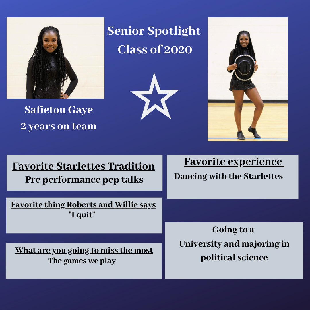 Ars_Starlettes's tweet photo. In honor of our Spring Showcase we are going to be honoring our seniors once a day! We love you! Once a Starlette always a Starlette! https://t.co/rAQFZMht4p
