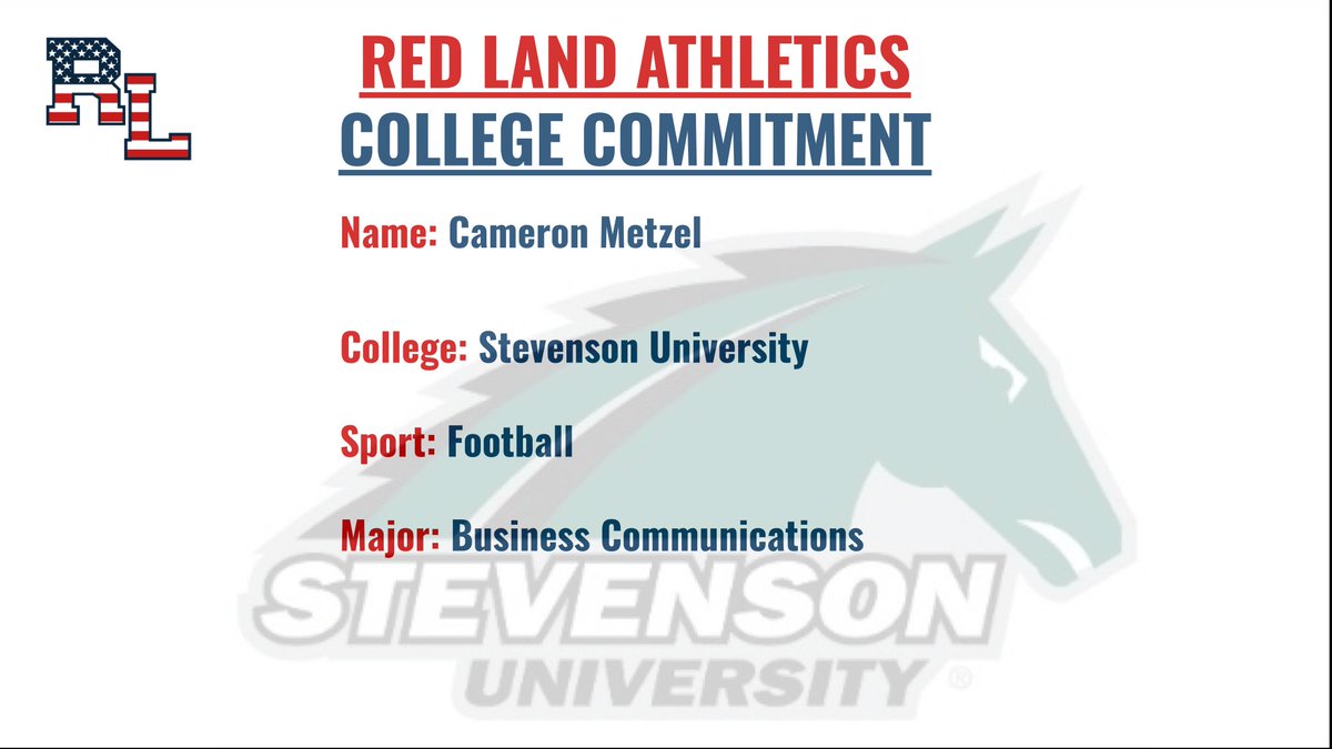 Red Land Athletics tweet media