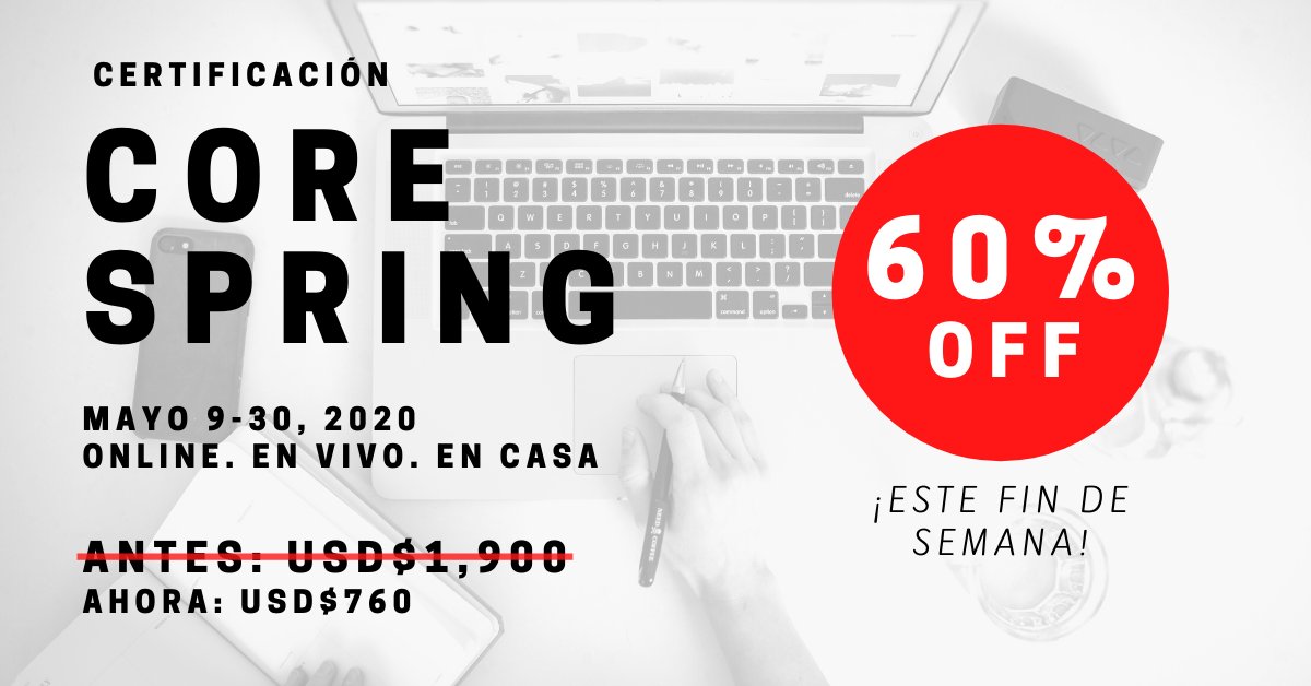 SpringDevLATAM's tweet image. Un descuento nunca antes visto para una situación fuera de lo común #DiaDelTrabajo #QuedateEnCasa - mailchi.mp/c15aa2c71b80/b…