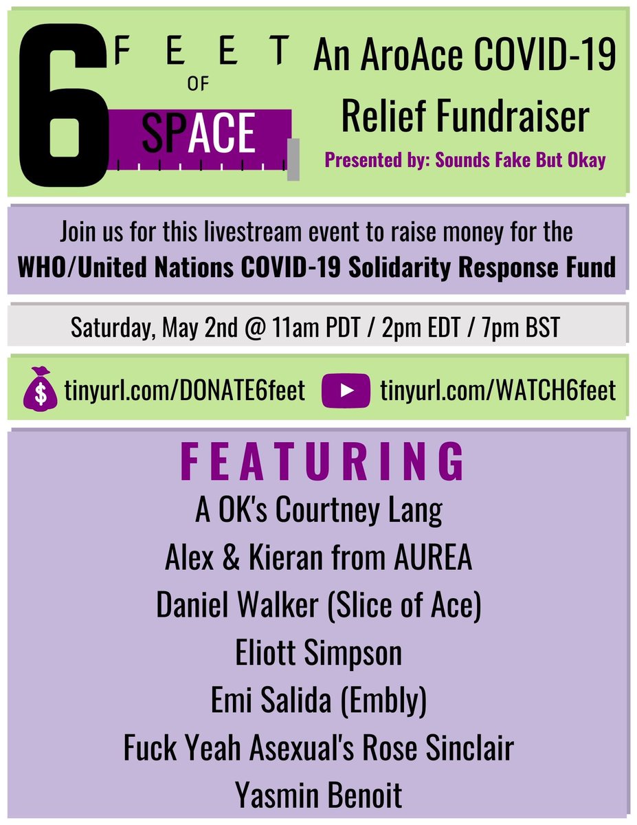 LarkerAnthology's tweet photo. Dear #Bisexuals, do you happen to also be #ace, Aro or both? You might like the upcoming #Aromantic #Asexual #COVID19 Relief Fundraiser LIVESTREAM tomorrow at 11pm PDT / 2pm EDT / 7pm BST 👇
https://t.co/YFC0fuqlNz https://t.co/UaRjdBohTZ
#BiTwitter #AceTwitter #BiHelpNow https://t.co/NnzHuIulVZ
