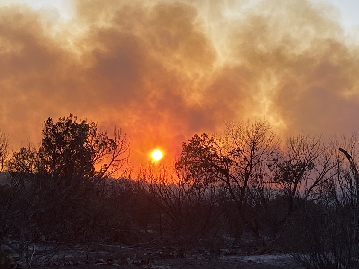 AllHazardsTFS's tweet photo. Update: #HolcombeRoadFire in Crockett County is 25,958 acres and 92% contained. Fire behavior is minimal, smoldering in isolated areas of heavy fuels. #txfire https://t.co/9FNLBM0gCa