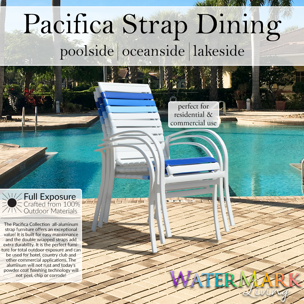 Watermark2018's tweet photo. Whether you are ocean side, poolside, or lakeside our Pacificia Strap Dining Collection is perfect for any waterfront dining! 

#WaterMarkLiving #outdoormadeeasy #southernliving #comfort #design #style #homedecor #StrapDining #Waterside https://t.co/vBPKIfzowr