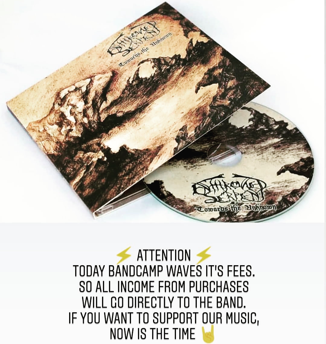EnthronedSerpnt's tweet photo. ⚡ Attention ⚡
Today Bandcamp waves it's fees.
So all income from purchases will go directly to the band.
If you want to support our music, now is the time 🤘

https://t.co/UREm4WMa04 https://t.co/71LkdAtaMZ