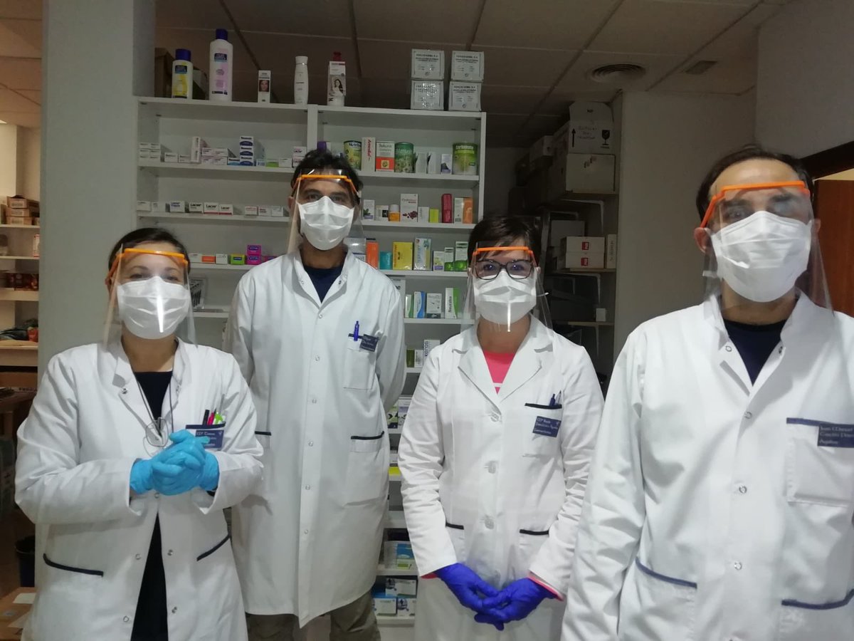3dprinters_Sev's tweet photo. Máscaras protectoras para Farmacéuticos 👏🏻 https://t.co/Lc2H9s3iCB