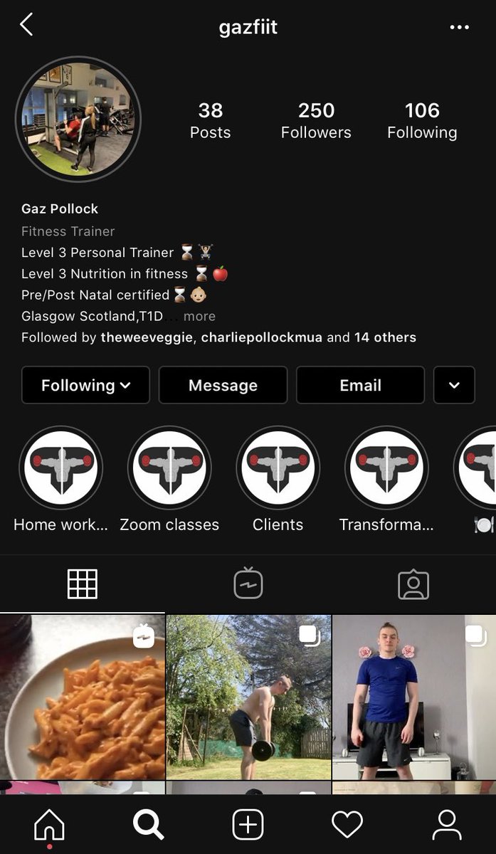 ktmcdermott1's tweet photo. If you’re looking for zoom workout classes, workout plans, meal/nutrition advice and all that good stuff give my good pal’s fitness page a follow - big things ahead for him! INSTAGRAM - @GAZFIIT https://t.co/aXMwO74WHl