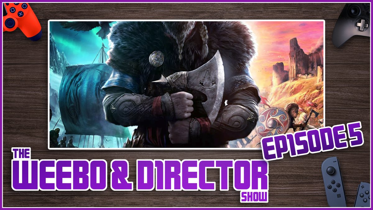 WeeboDirector's tweet photo. In case you missed it live, episode 5 of The Weebo &amp; director Show is now live on YouTube where we talk about movie theater's beef with Universal, VALORANT's latest update &amp; Assassin's Creed Valhalla being announced.
https://t.co/LeCKIMxkg4 https://t.co/Ew91uycZZm