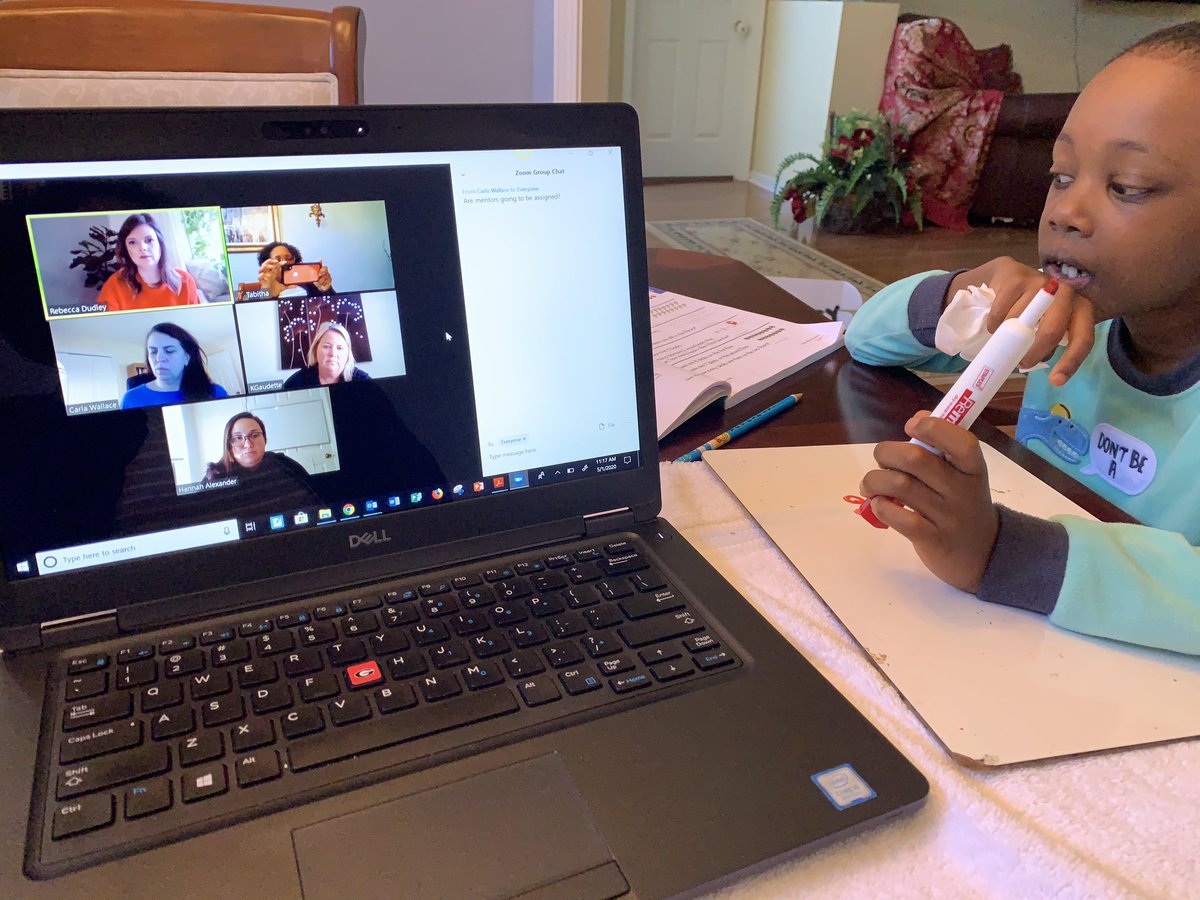 We’re both still going strong with this virtual learning! #InThisTogether