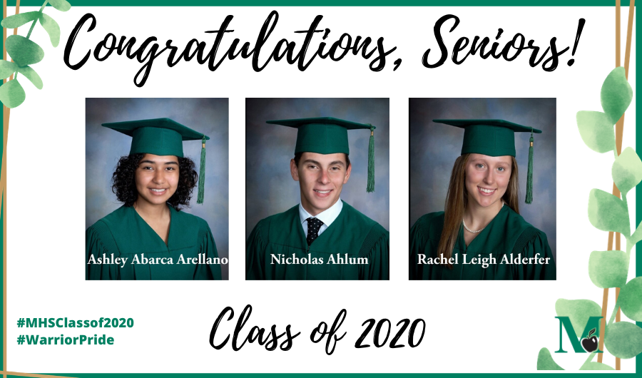 Methacton's tweet photo. Saluting the #Classof2020! As we look forward to graduation, we will be recognizing our seniors in a series of daily social media posts (4 posts per day) throughout the month of May. We hope you join us in congratulating our entire Class of 2020! #MHSClassof2020 #WarriorPride https://t.co/YzZpuDVbYG