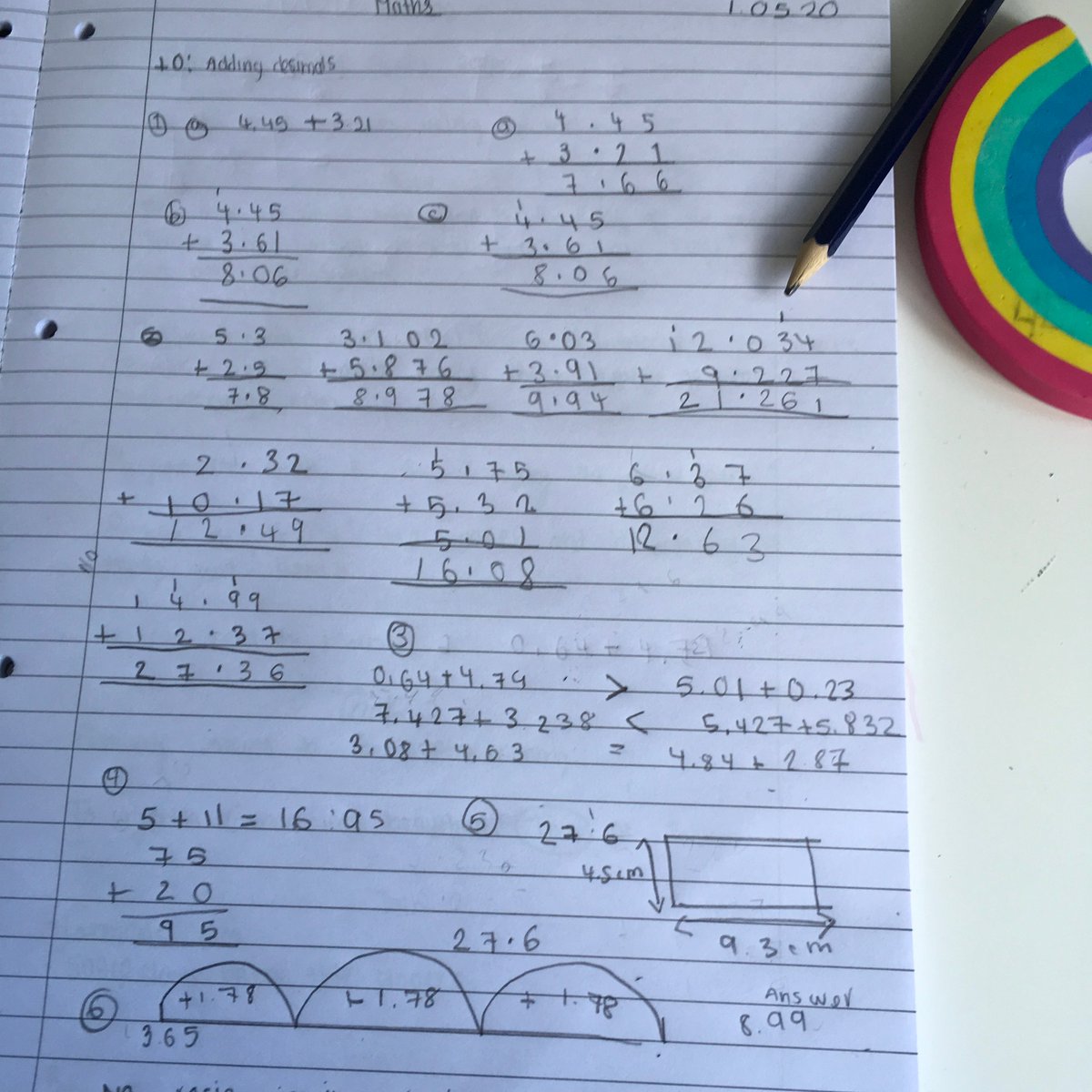 SMSJ_London's tweet photo. Our Year 5 pupil's are demonstrating such a positive attitude to their #homelearning this week with their Maths work based on decimals. #maths #distancelearning #committmenttolearning https://t.co/HBgpmjZBJY