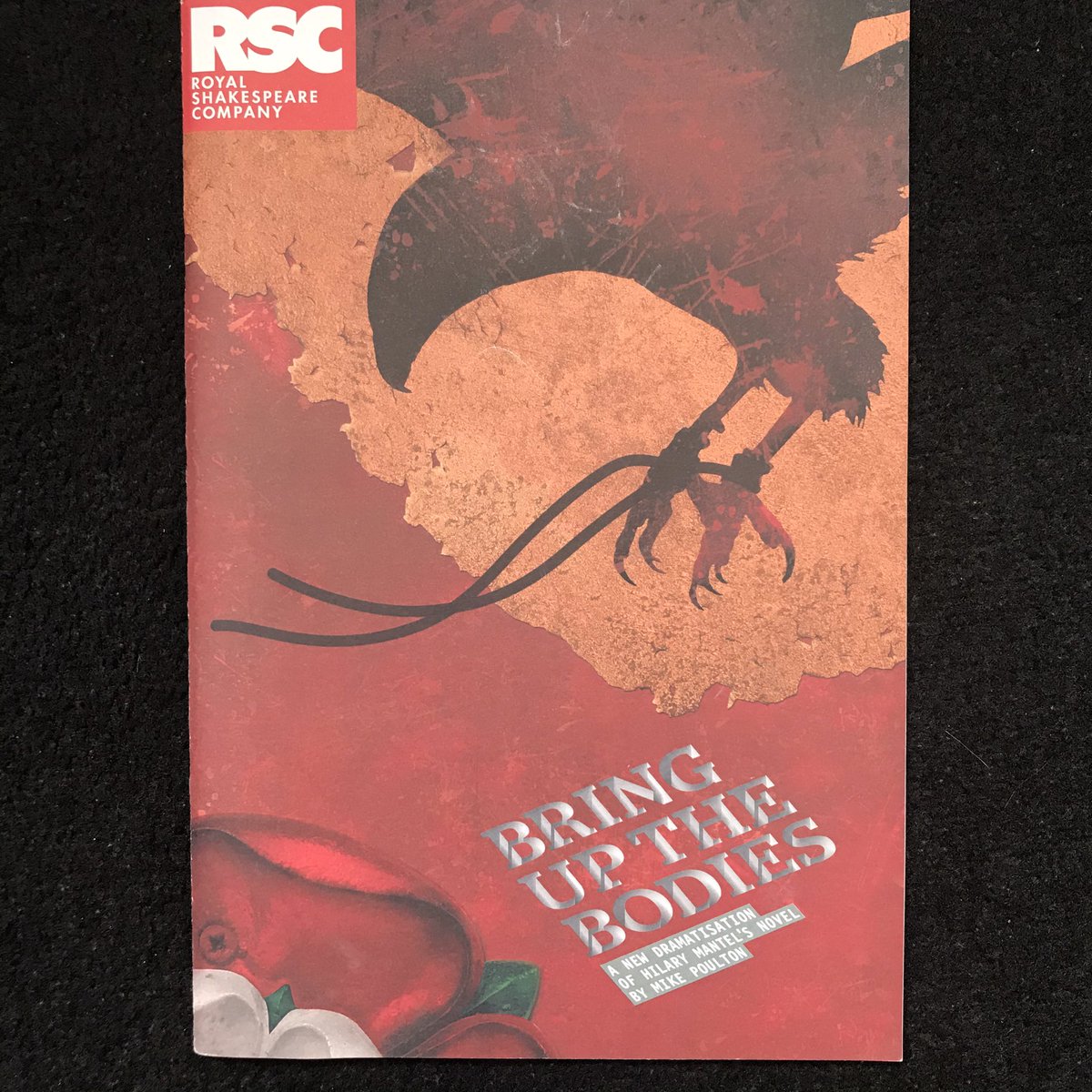Stes_Adventures's tweet photo. Continuing from yesterday todayβs RSC programme is from 2013-14 and is #BringUpTheBodies based on the #HilaryMantel novel. Great cast again including #NathanielOarker as Henry VIII and #BenMiles as Thomas Cromwell. #LydiaKeonard was Anne Boleyn and #LucyBriers was Katherine. https://t.co/w74yQZos3Y