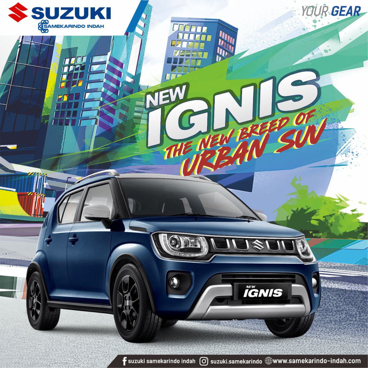 portalbpp's tweet photo. Suzuki New Ignis kini telah hadir! Dengan tampilan baru yang semakin stylish dan sporty, memberikan sensasi baru dalam eksplorasi mu. Info dan pemesanan 👉 Balikpapan 0542-733633 / Samarinda 0541- 748787 https://t.co/Iq4u4pw2Rd