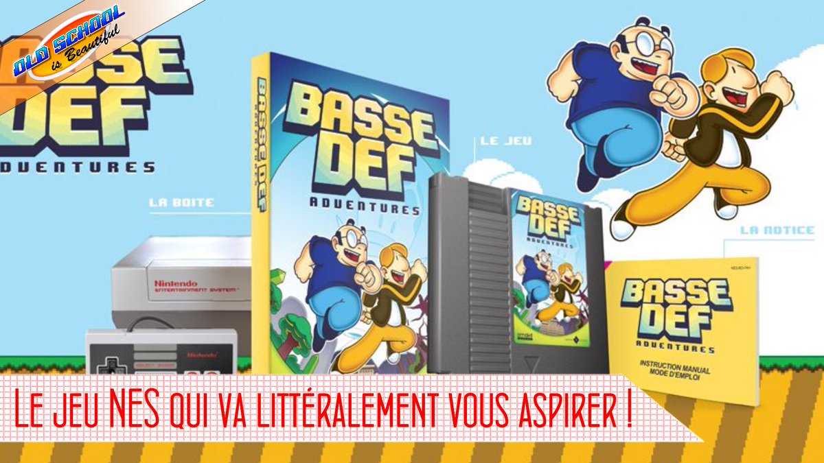 bfggamepassion's tweet photo. Aspiré par votre Nintendo NES ?!! Vous y croyez vous ? Et pourtant c'est ce qui est arrivé aux héros de Basse Def Adventure, le nouveau jeu de @Broke_Studio  et de @omakebooks !
A voir ici : https://t.co/2Setyp0iup https://t.co/6gV4KRUw9W