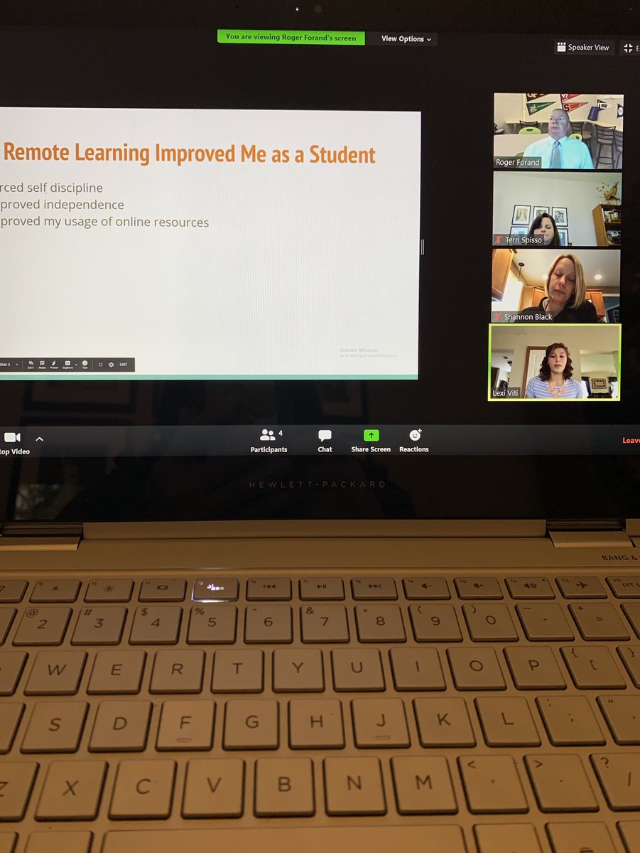 Senior Passion Project Day! Lexi B-V reflecting on learning from home. <a href="/PonagansetHS/">Ponaganset High School</a> <a href="/XQAmerica/">XQ</a> #XQRI <a href="/RIDeptEd/">Rhode Island Department of Education (RIDE)</a> #Classof2020