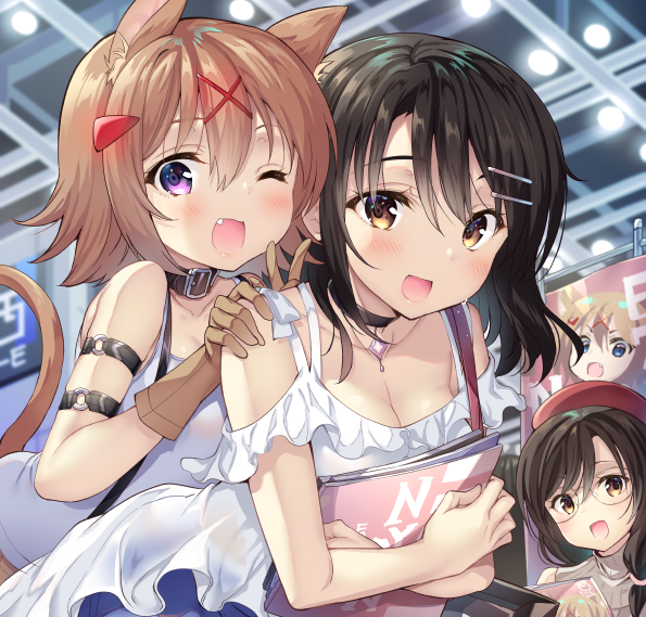 DLsiteさんの支援イラスト集「祭 -Festival-」にイラストを一枚寄稿させていただきました!
即売会で楽しむそれぞれの女の子ですー
https://t.co/Nq0zSFrodu

#エアコミケ #DLsite 