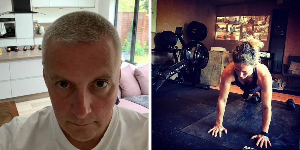 #Proud of <a href="/Prologis/">Prologis</a> UK team members <a href="/brand_mel/">melissa brand</a> &amp; @Portynax1 for taking on challenges for #charity. Mel raised £3674  for <a href="/CureLeukaemia/">Cure Leukaemia</a> with her #CrossFit #TwoPointSixChallenge &amp; Wayne raised £894 for <a href="/AcornsHospice/">Acorns Children's Hospice</a> by letting his son give him a #lockdown haircut #FridayFeeling