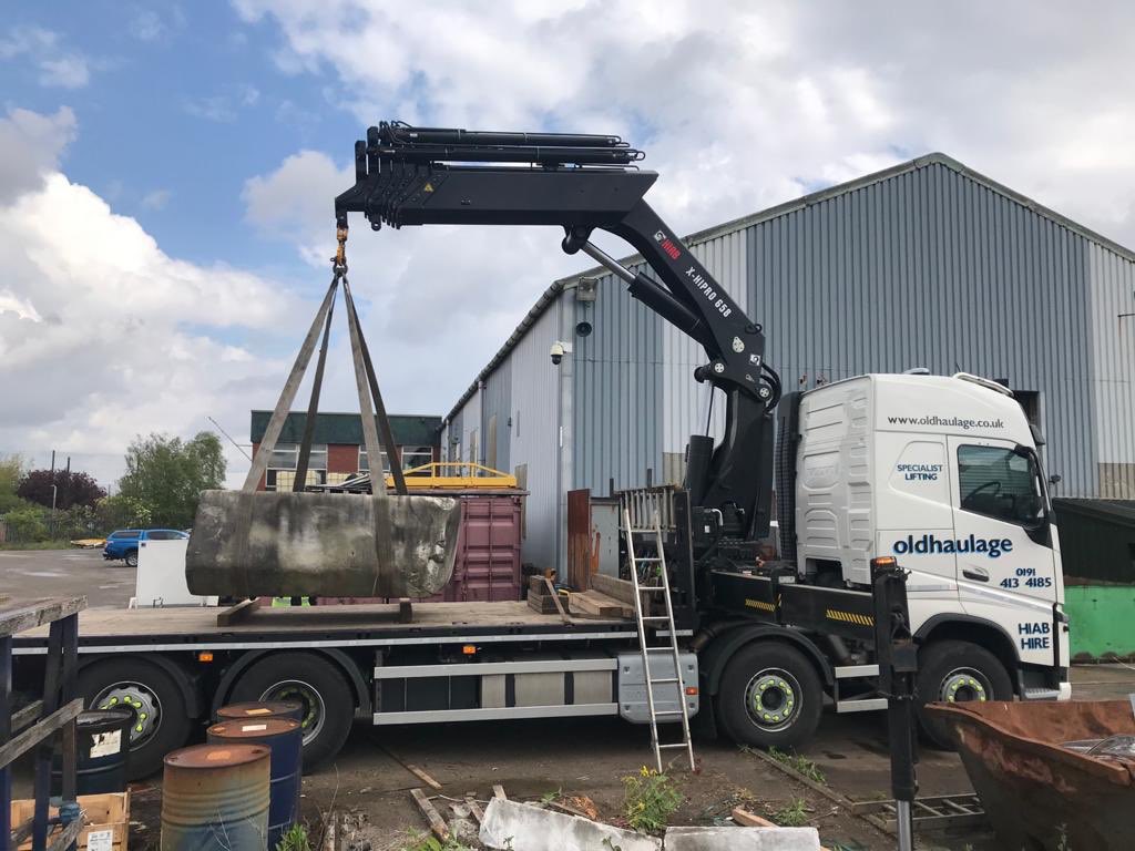 9t piece of stone collected on the way back from Hull today