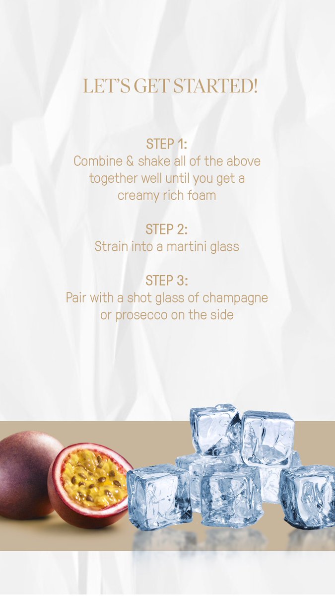 Today’s DIY Cocktail Edition: Pornstar Martini

Don’t forget to tag us in your creations!