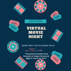 Looking for a study break this evening? Join MSA for a  Virtual Movie Night at 8PM! RSVP to join the Party! forms.gle/2rSYKfhg1MU2Qs…