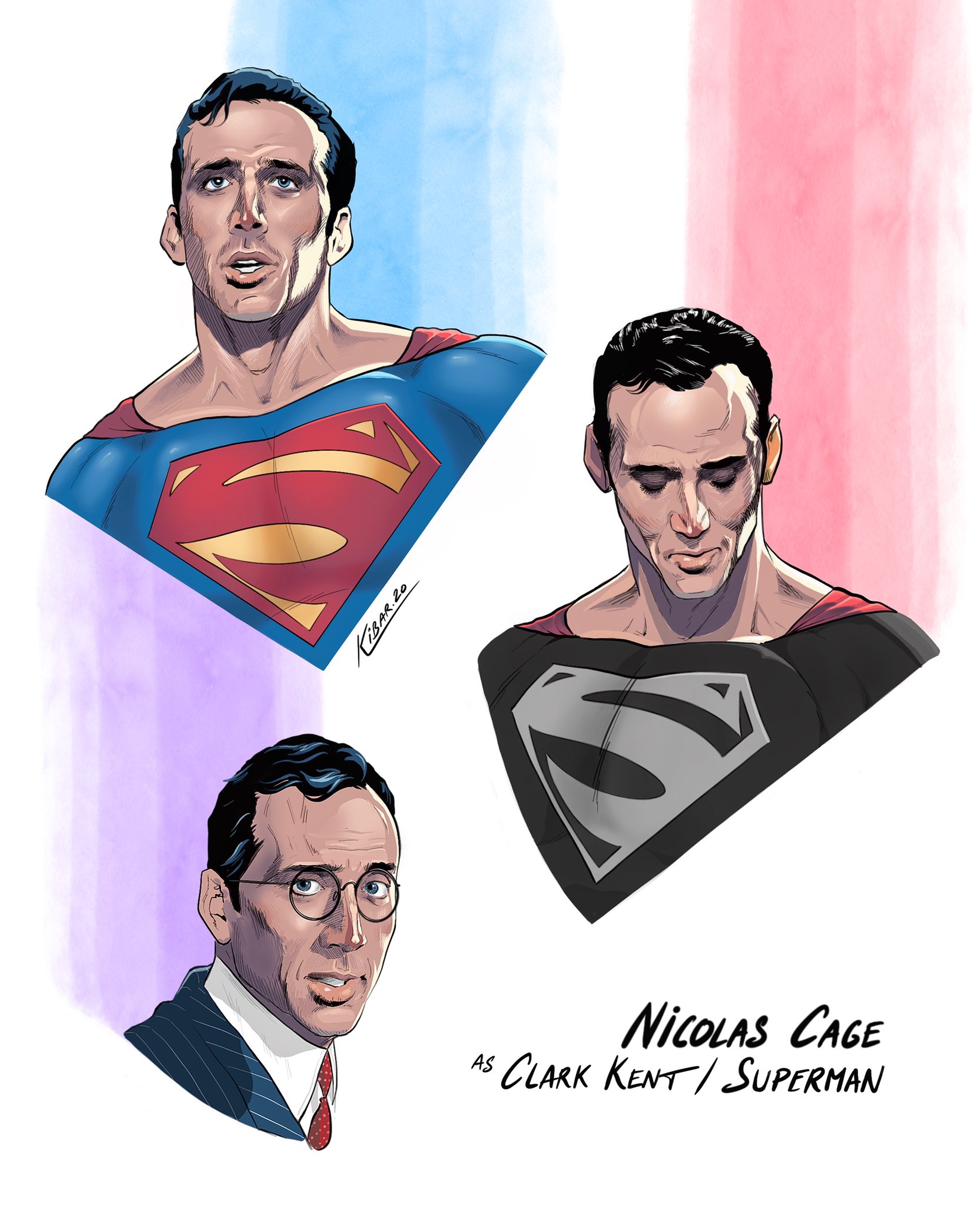 Filme que Nicolas Cage interpreta o Superman nunca saiu do papel