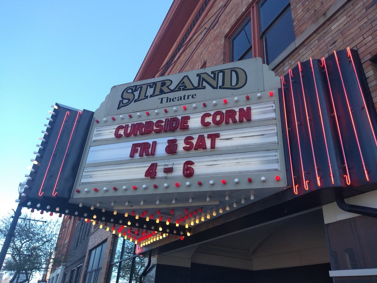 Today and Saturday 4-6pm.
Buy Popcorn at The Strand
Don't miss it.
From your home for first-run movies.
thestrandtheatre.net/curbside-corn