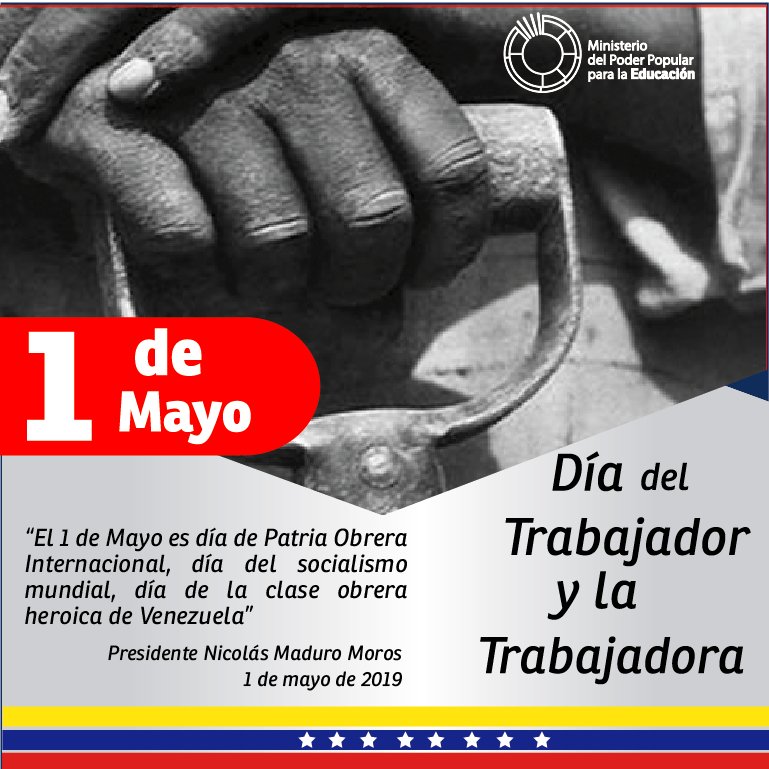 Rosangela Orozco (@rosangelaorozco) on Twitter photo ¡Feliz día del trabajador! en especial a los profesionales de la educación. Cito al Presidente <a href="/NicolasMaduro/">Nicolás Maduro</a> "Entre cuarentena y producción no hay contradicción". Sigamos avanzando. #CadaFamiliaUnaEscuela
#FelizDiaDelTrabajador ¡Feliz día del trabajador! en especial a los profesionales de la educación. Cito al Presidente <a href="/NicolasMaduro/">Nicolás Maduro</a> "Entre cuarentena y producción no hay contradicción". Sigamos avanzando. #CadaFamiliaUnaEscuela
#FelizDiaDelTrabajador