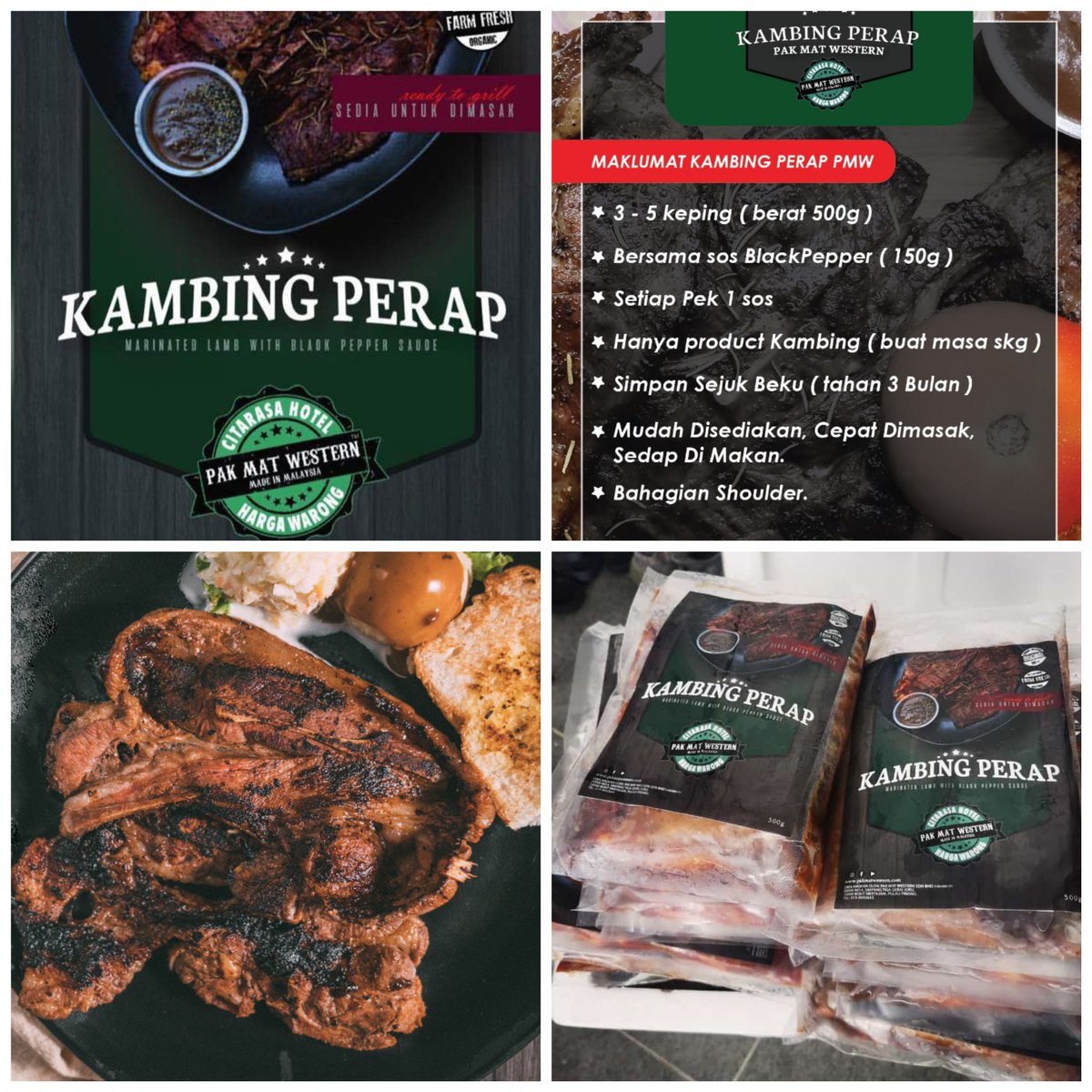 Harga kambing perap pak mat western