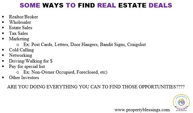 What ways are you sourcing deals in this Covid19 environment?

#realestate #deals #sale #marketing #covid19 #propertyblessings