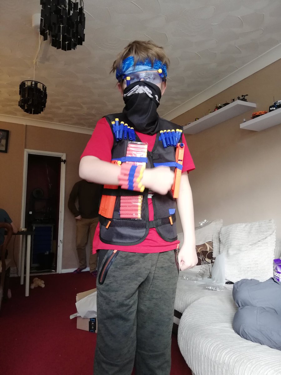 PrecipussCrafts's tweet photo. Just incase it all goes wrong and nerd bullets would save us!!!! #helpme #IndoorSurvivalGuide https://t.co/U0m66oL3nc