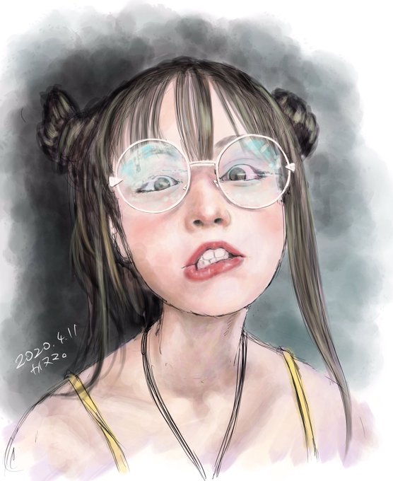 #みんなの絵幅を見せてほしい

1枚目は写真模写ですが、、 