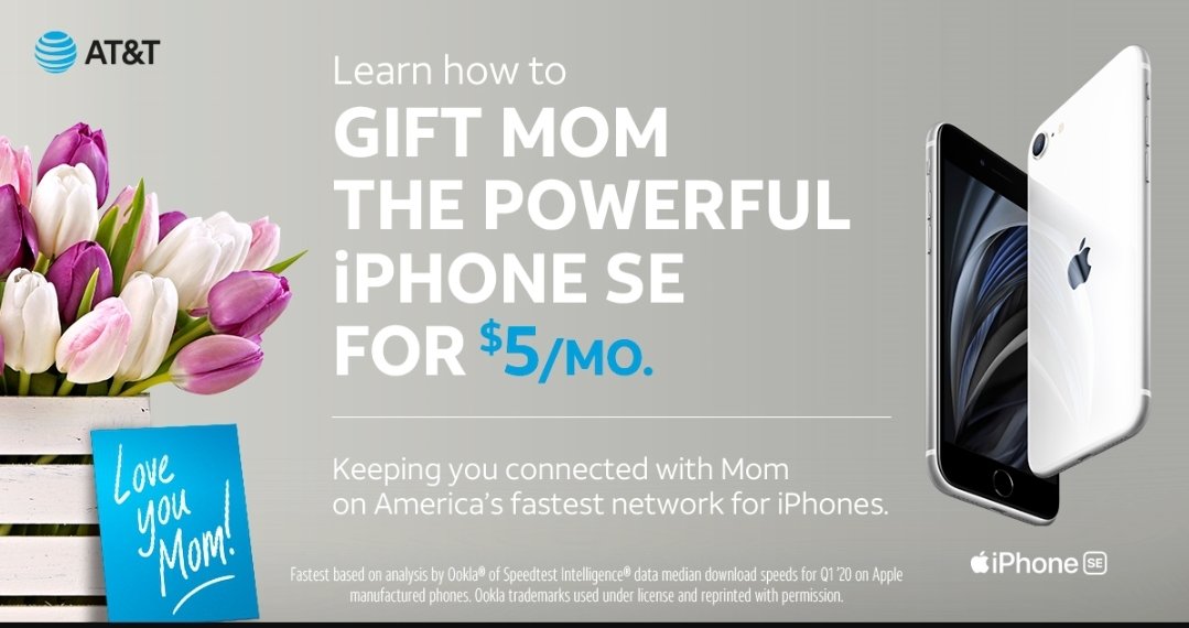 Looking to give your mom a new iPhone? Come see us at 7475 Broadview road and ask us how to get a discounted phone, new customer or existing customer!