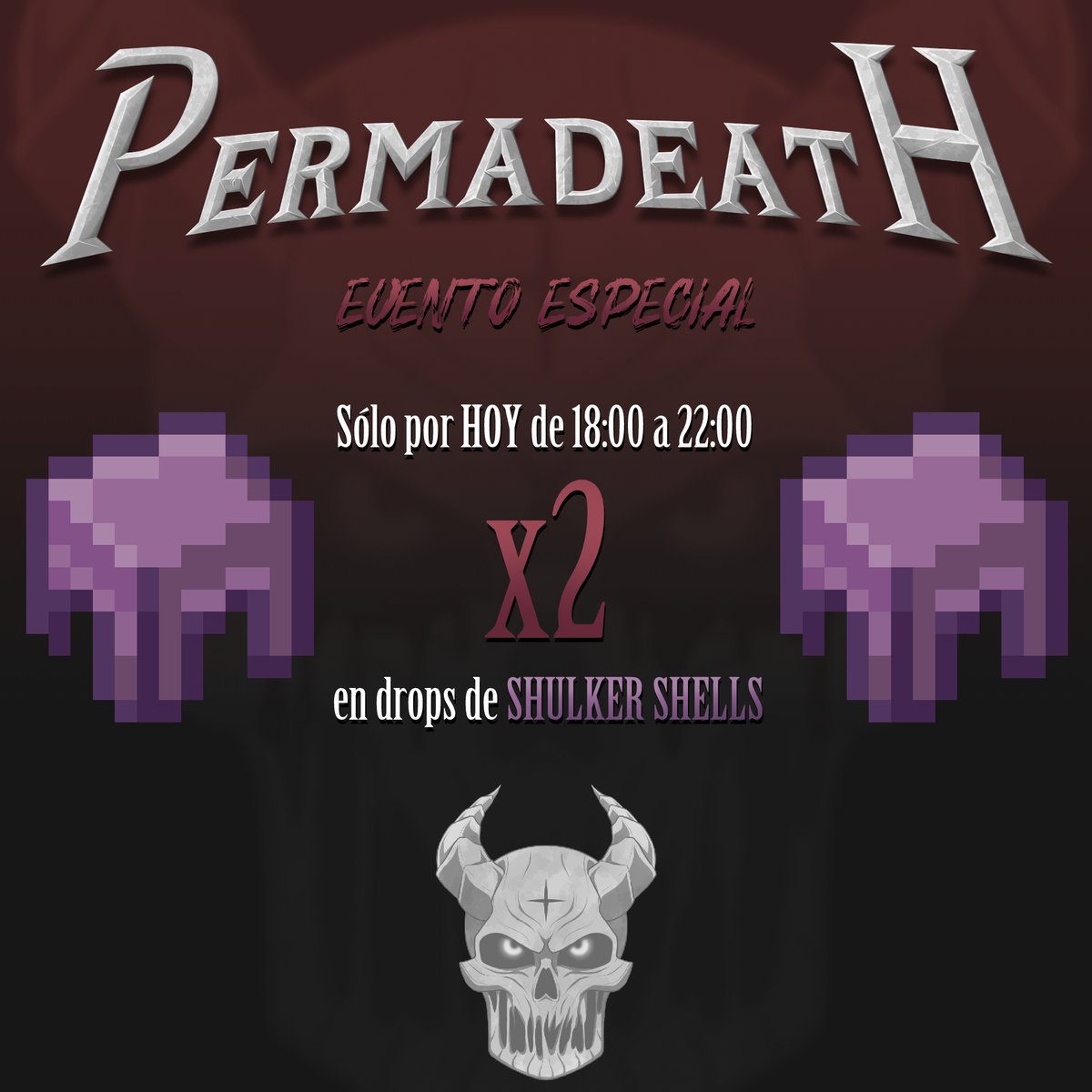 PermadeathSMP's tweet photo. ☠️La última oportunidad que tendréis... Quien avisa no es traidor... ☠️ https://t.co/8JdNKiboqL