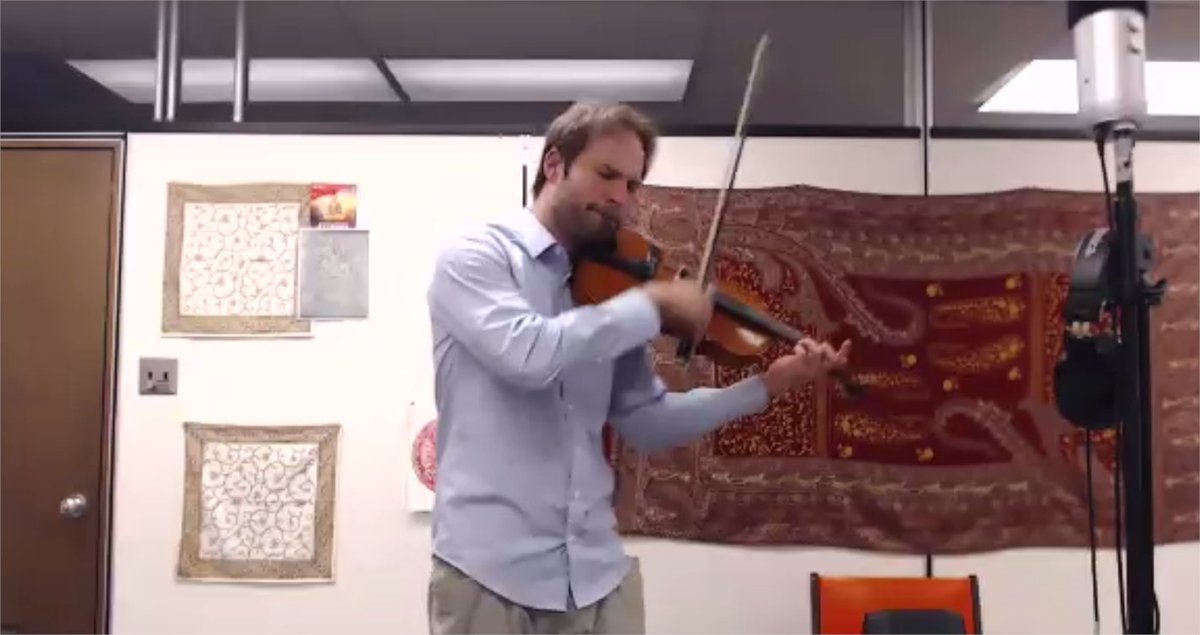 Vancouver_CM's tweet image. Great to hear a live streamed performance from local Vancouver artist Thomas Beckman (@Thomas_violist), playing a great looped song, and a bonus piece from Bach. ❤️

#CreativeMornings #CMVan #CMNature #Music