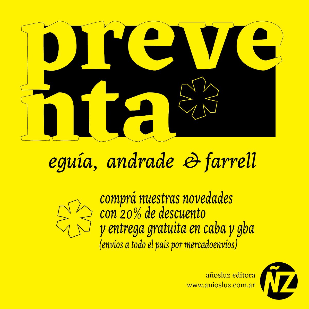aniosluzeditora's tweet photo. PREVENTA DE NOVEDADES 😉
Ofrecemos nuestros próximos títulos con un 20% de descuento y entrega gratuita en CABA y GBA hasta el 15 de mayo. 😎
El punto olivina y los cordones de zapatos, de Carlos Martín Eguía.
Cuervo negro cuervo blanco, de Jotaele Andrade.
János, de @_santiagof_ https://t.co/YZLxLQHtRZ