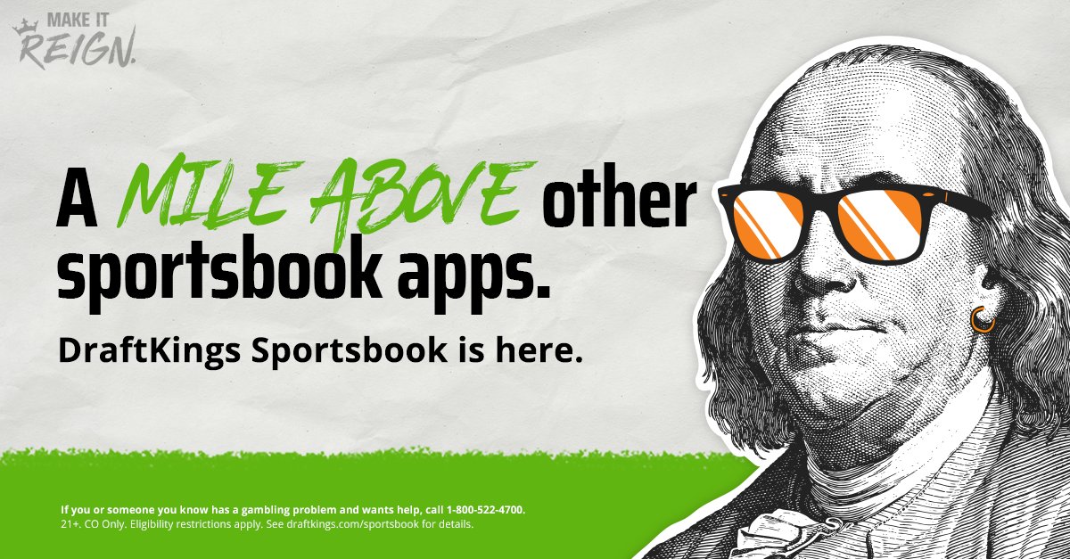 And we’re live! <a href="/DraftKings/">DraftKings</a> has launched its seventh mobile <a href="/DKSportsbook/">DraftKings Sportsbook</a> in Colorado, providing customers in the Centennial State with the ultimate sports wagering experience this side of the Rockies. Full release here: bit.ly/3fbKywn