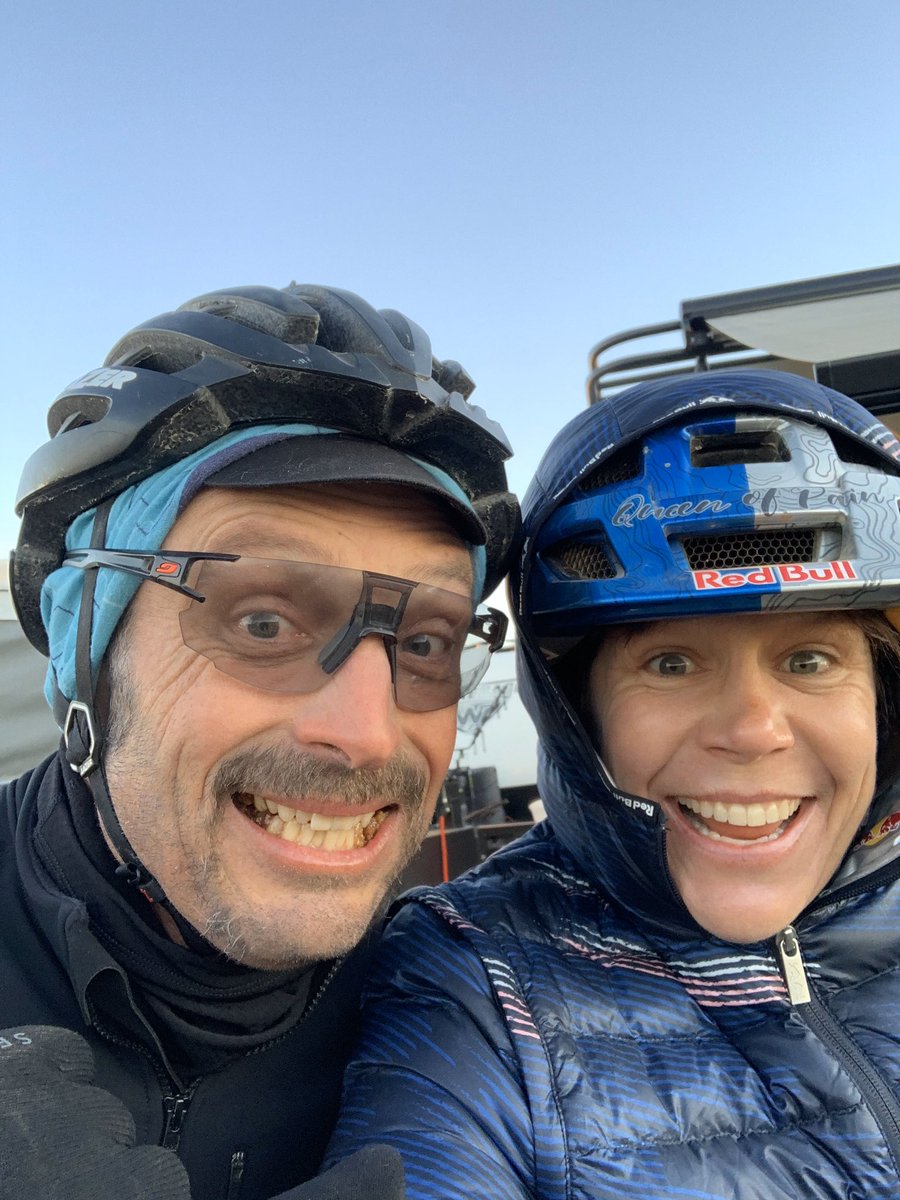 YuriHauswald's tweet photo. Thankfully we’ve known each other for over a decade cuz I’m going to get up close &amp; personal w/the Queen of Pain, @rebeccarusch, on @ridewtb’s IG Live a/b saddle choice, bike fit, all things #gravel, &amp; training for her #GiddyUpForGood Challenge. Join us at 5pm PDT 🍺 #GUFORIT https://t.co/WjsEDfoNZJ
